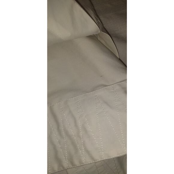 Per Se By Carlisle White Blouse Womens 6 Hi Low Crisp Stretch Asymmetrical - Picture 13 of 16